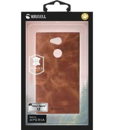 Krusell Sunne Cover Sony Xperia L2 vintage cognac