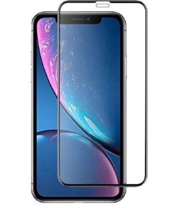 Devia Real Series 3D Curved Full Screen Explosion-proof Tempered Glass iPhone XR (6.1) black