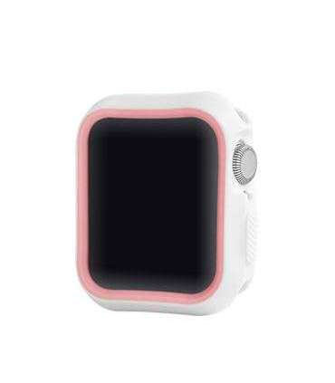 Devia Dazzle Series protective case (44mm) for Apple Watch white pink