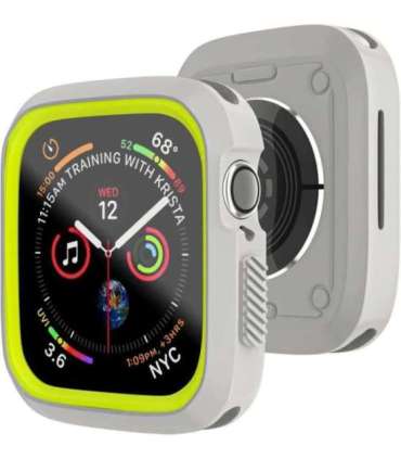 Devia Dazzle Series protective case (40mm) for Apple Watch silver yellow