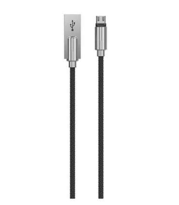 Devia Storm Series Zinc Alloy Android cable (5V 2.1A,1M) black