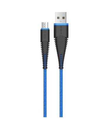 Devia Fish 1 Series Cable for Micro USB (5V 2.4A,1.5M) blue