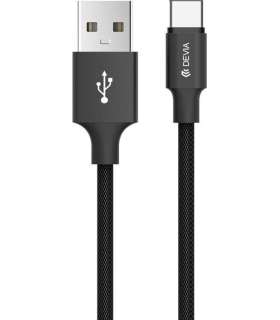 Devia Pheez Series Cable for Micro USB (5V 2.4A,1M) red