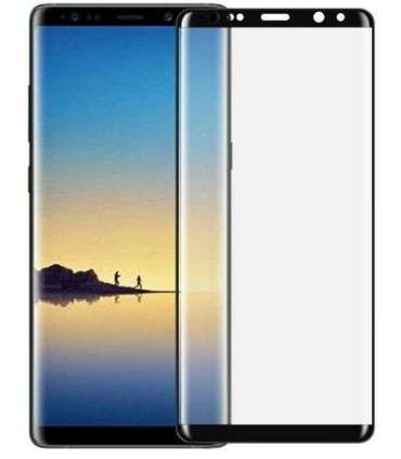 Devia 3D Curved Tempered Glass Seamless Full Screen Protector Samsung Galaxy note8 black