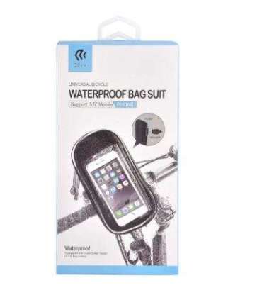 Devia Universal Bicycle Waterproof Bag Suit black