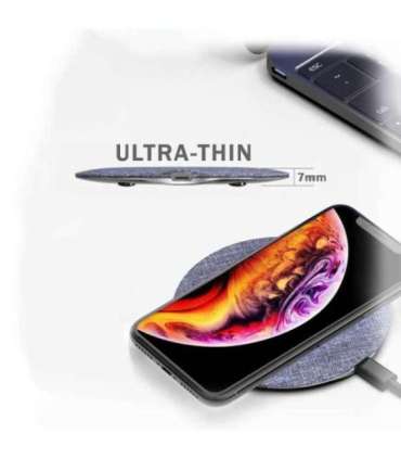 Devia UFO series ultra-thin wireless charger (15W) white