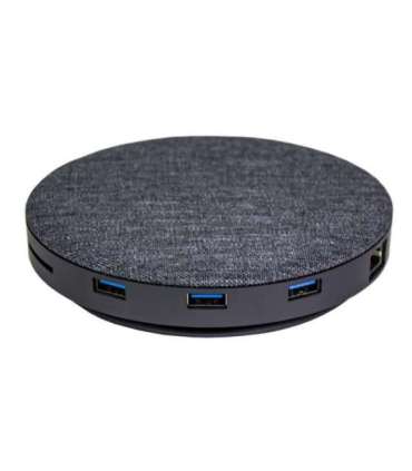 Devia UFO 10in1 HUB wireless charger gray