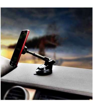 Tellur Phone Holder Magnetic, Suction Cup Mount, Adjustable, MUM, Black