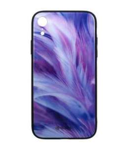Tellur Cover Glass print for iPhone XR feather