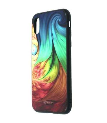 Tellur Cover Glass print for iPhone XR mesmeric