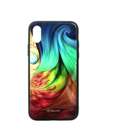 Tellur Cover Glass print for iPhone XS mesmeric