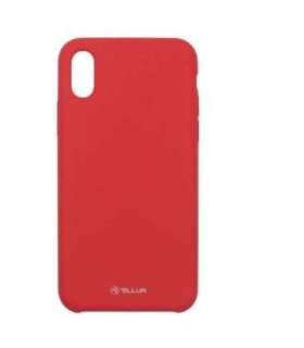 Tellur Cover Liquide Silicone for iPhone XS red