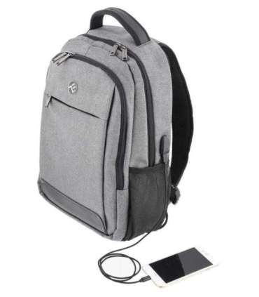 Tellur 15.6 Notebook Backpack Companion, USB port, Gray