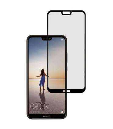 Tellur Tempered Glass 3D Case Friendly Full Glue for Huawei P20 Lite black