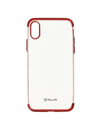 Tellur Cover Silicone Electroplated for iPhone X/XS red