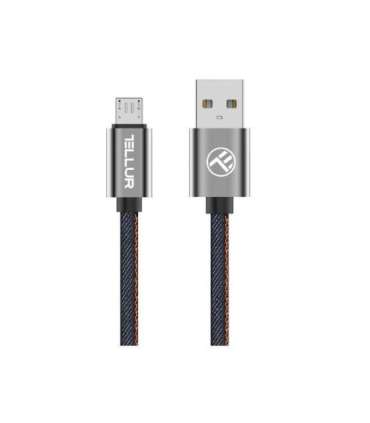Tellur Data cable, USB to Micro USB, 1m denim