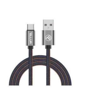 Tellur Data cable, USB to Type-C, 1m Denim