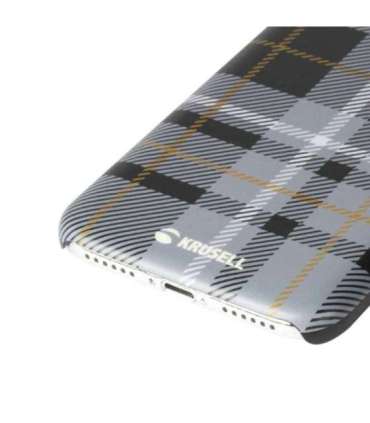 Krusell Limited Cover Apple iPhone 8/7 plaid dark grey