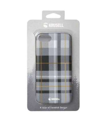 Krusell Limited Cover Apple iPhone 8/7 plaid dark grey