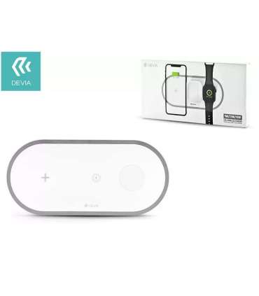 Devia 3In1 Charger for smart phone & Applewatch & Earphone V4 (10W) white