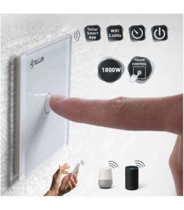 Tellur WiFi switch, 1 port, 1800W
