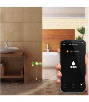 Tellur WiFi Flood Sensor, AAA, White