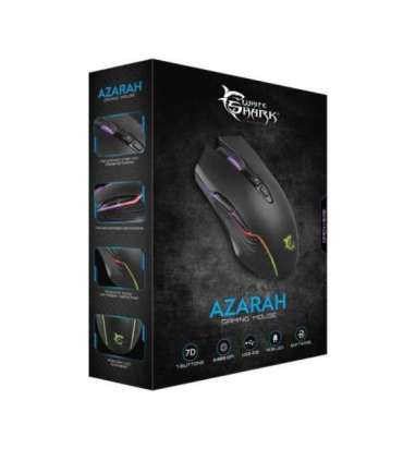White Shark GM-5003 Gaming Mouse Azarah  Black