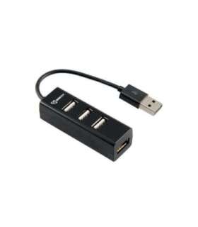 Sbox H-204 USB 4 Ports HUB Black