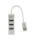 Sbox H-204W USB 4 Ports HUB Coconut White