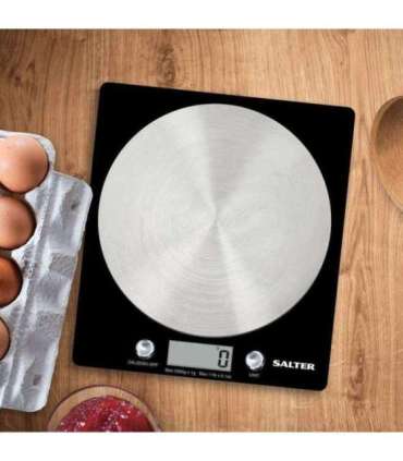 Salter 1036 BKSSDR Disc Electronic Digital Kitchen Scales Black
