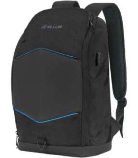 Tellur 15.6 Notebook Backpack Illuminated Strip, USB port, black