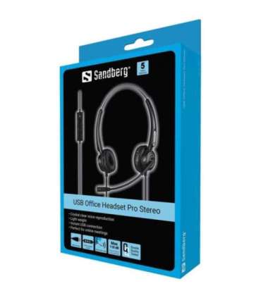 Sandberg 126-13 USB Office Headset Pro Stereo