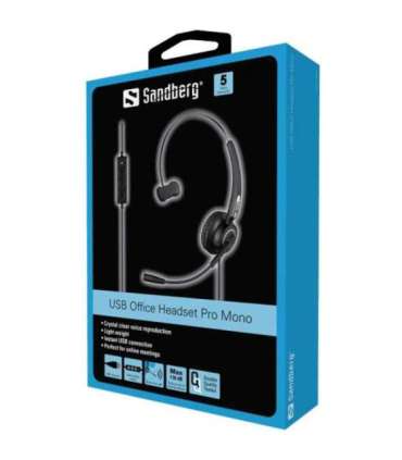 Sandberg 126-14 USB Office Headset Pro Mono