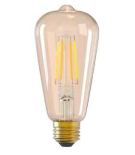Tellur WiFi Filament Smart Bulb E27, Amber, White/Warm, Dimmer