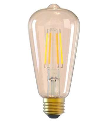 Tellur WiFi Filament Smart Bulb E27, Amber, White/Warm, Dimmer