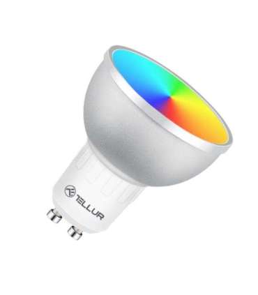 Tellur WiFi LED Smart Bulb GU10, 5W, White/Warm/RGB, Dimmer