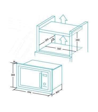 Edesa EMW-2530-IG XWH
