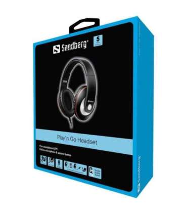 Sandberg 125-86 Playn Go Headset Black