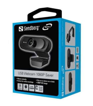 Sandberg 333-96 USB Webcam 1080P Saver