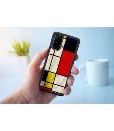 iKins case for Samsung Galaxy S20 mondrian black