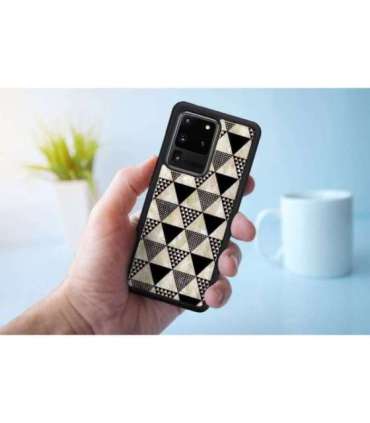 iKins case for Samsung Galaxy S20 Ultra pyramid black