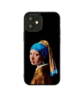 iKins case for Apple iPhone 12 mini girl with a pearl earring