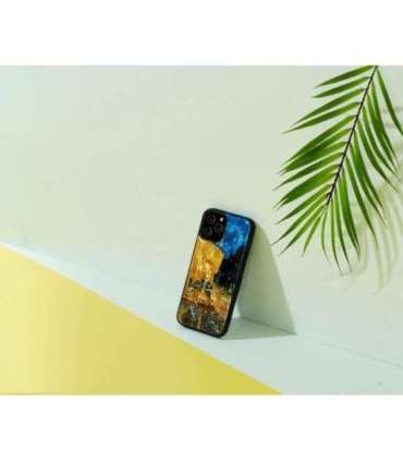 iKins case for Apple iPhone 12/12 Pro cafe terrace black