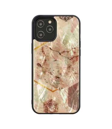 iKins case for Apple iPhone 12/12 Pro pink marble