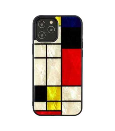 iKins case for Apple iPhone 12 Pro Max mondrian black