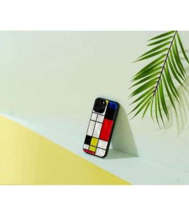 iKins case for Apple iPhone 12 Pro Max mondrian black