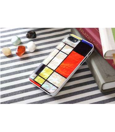 iKins case for Apple iPhone 8/7 mondrian white