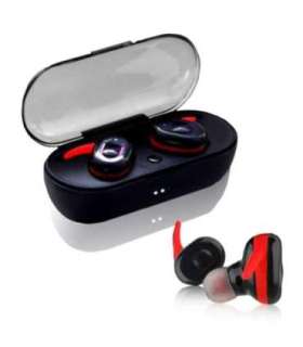 V.Silencer Ture Wireless Earbuds Black/Red