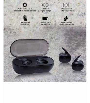 V.Silencer Ture Wireless Earbuds Black/Red
