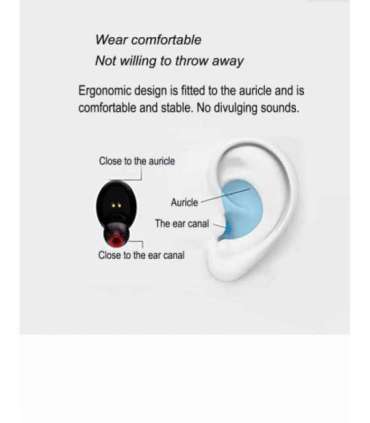 V.Silencer Ture Wireless Earbuds Black/Red